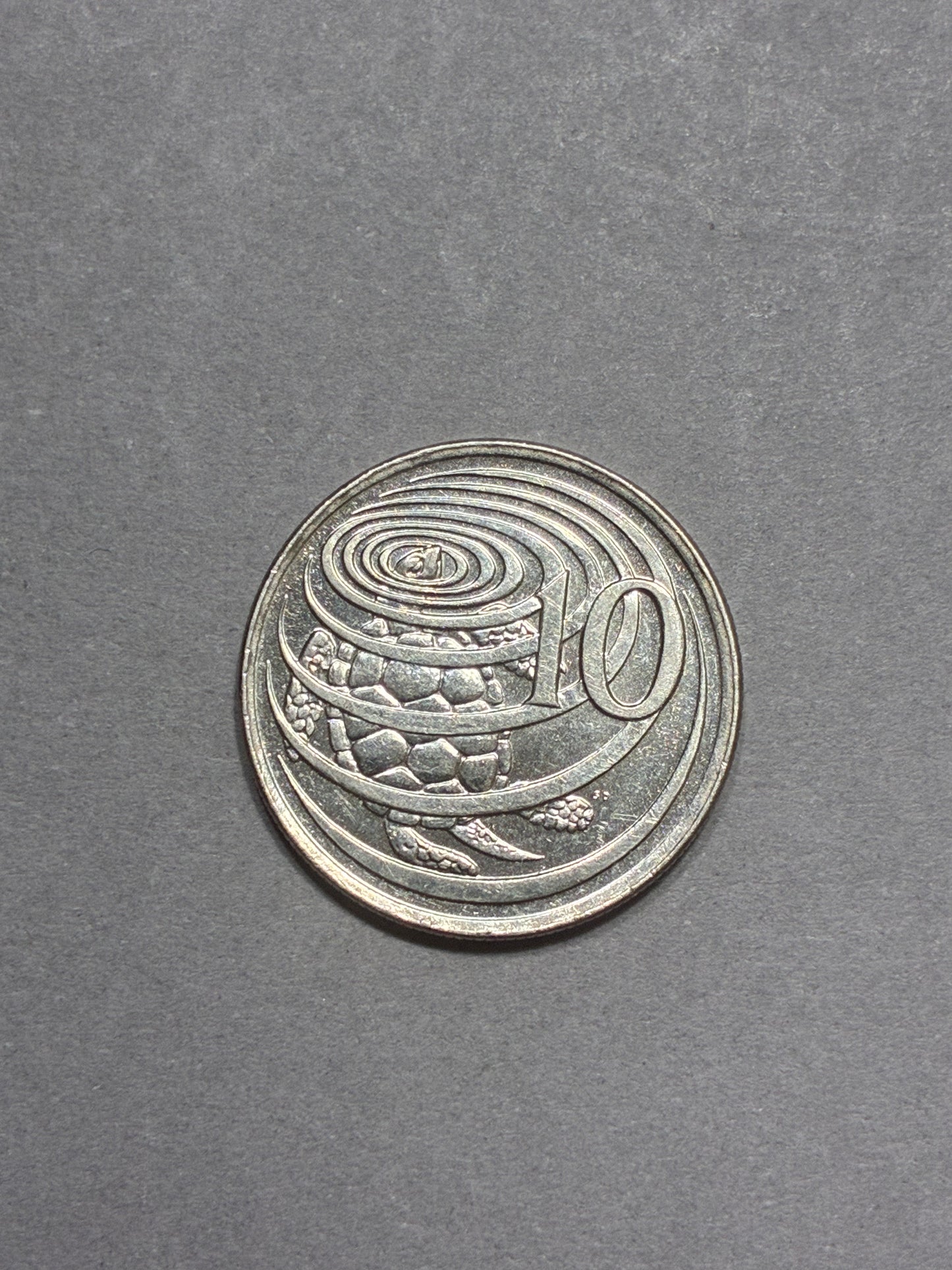 10 CENTS CAYMAN ISLANDS 1992 FT. QUEEN ELIZABETH II - CIRCULATED (LN0048)