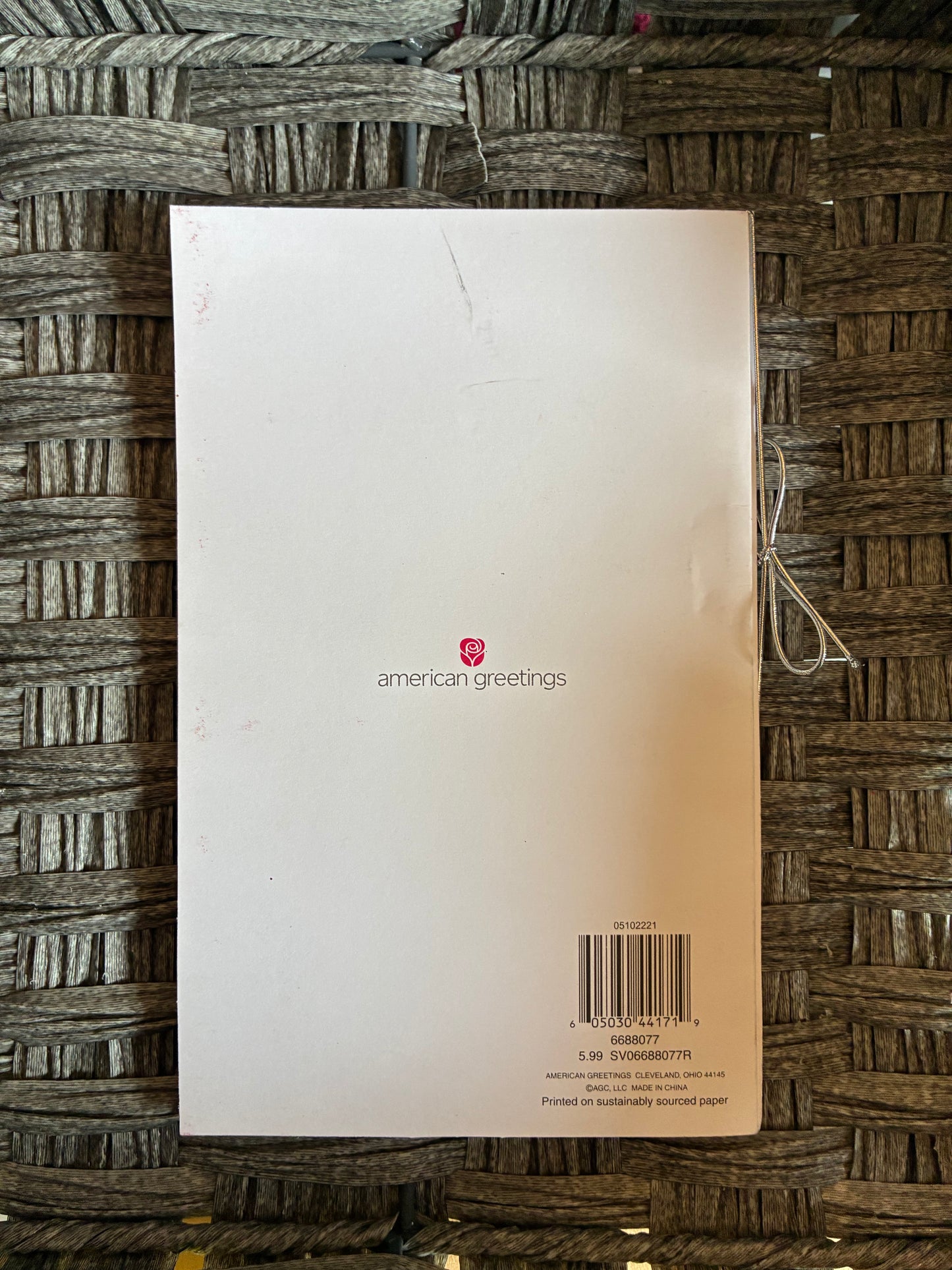HAPPY HEARTS DAY RED CARD BY AMERICAN GREETINGS