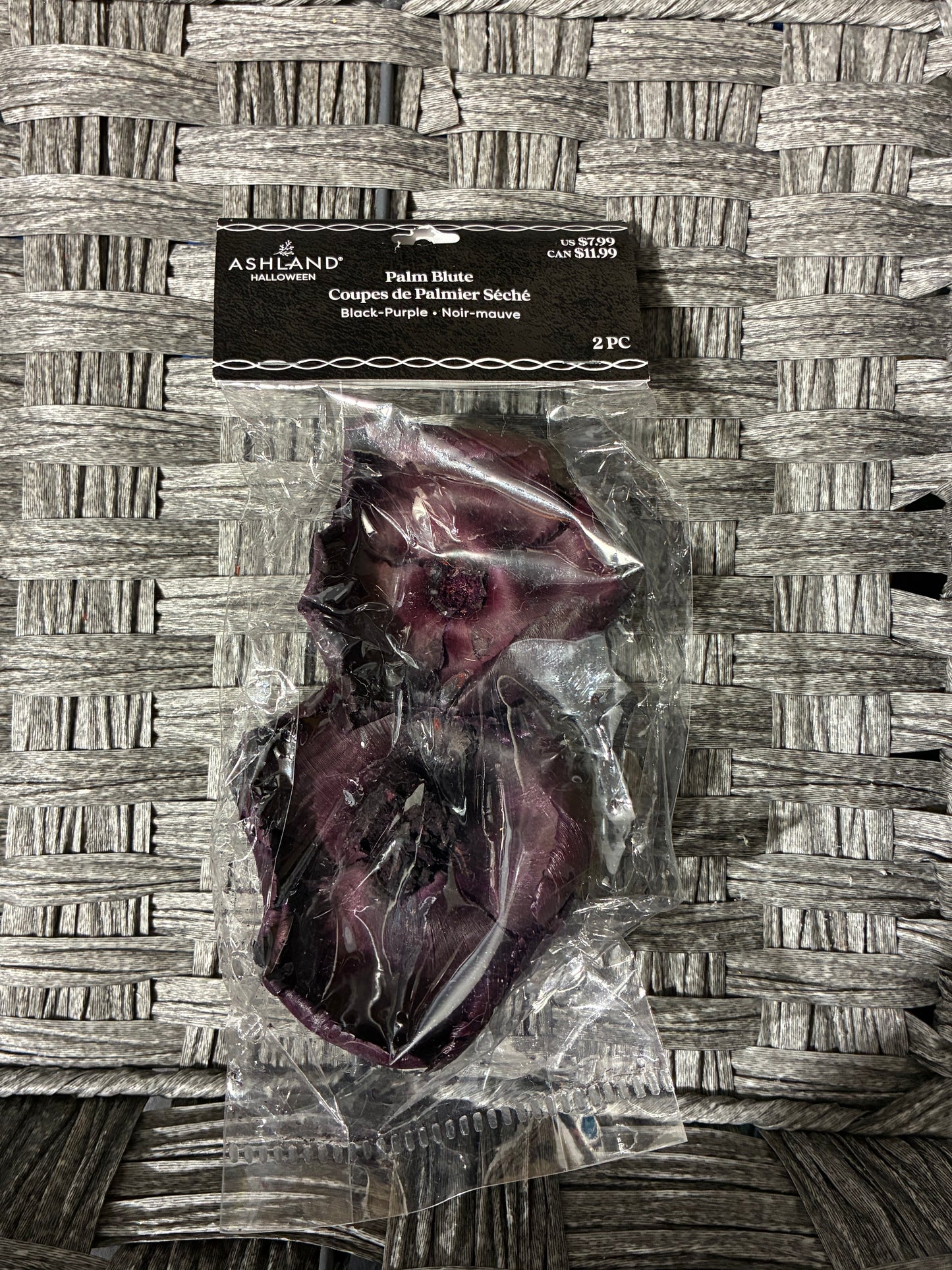 ASHLAND HALLOWEEN - 2PC PALM BLUTE BLACK AND PURPLE