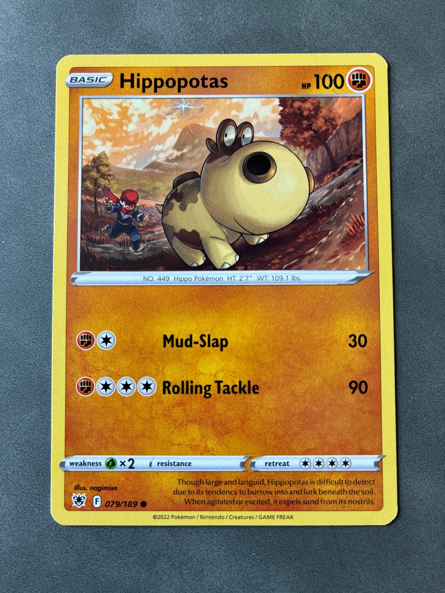 2022 POKEMON TCG - HIPPOPOTAS 079/189