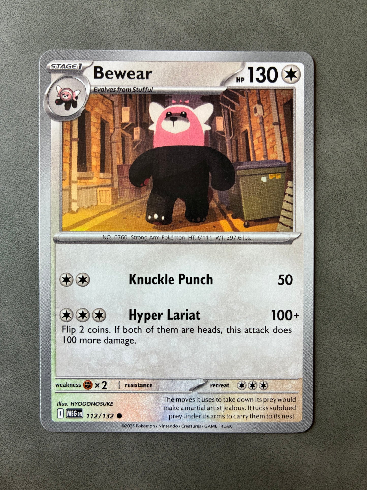 2025 POKEMON TCG (MEG) - BEWEAR 112/132