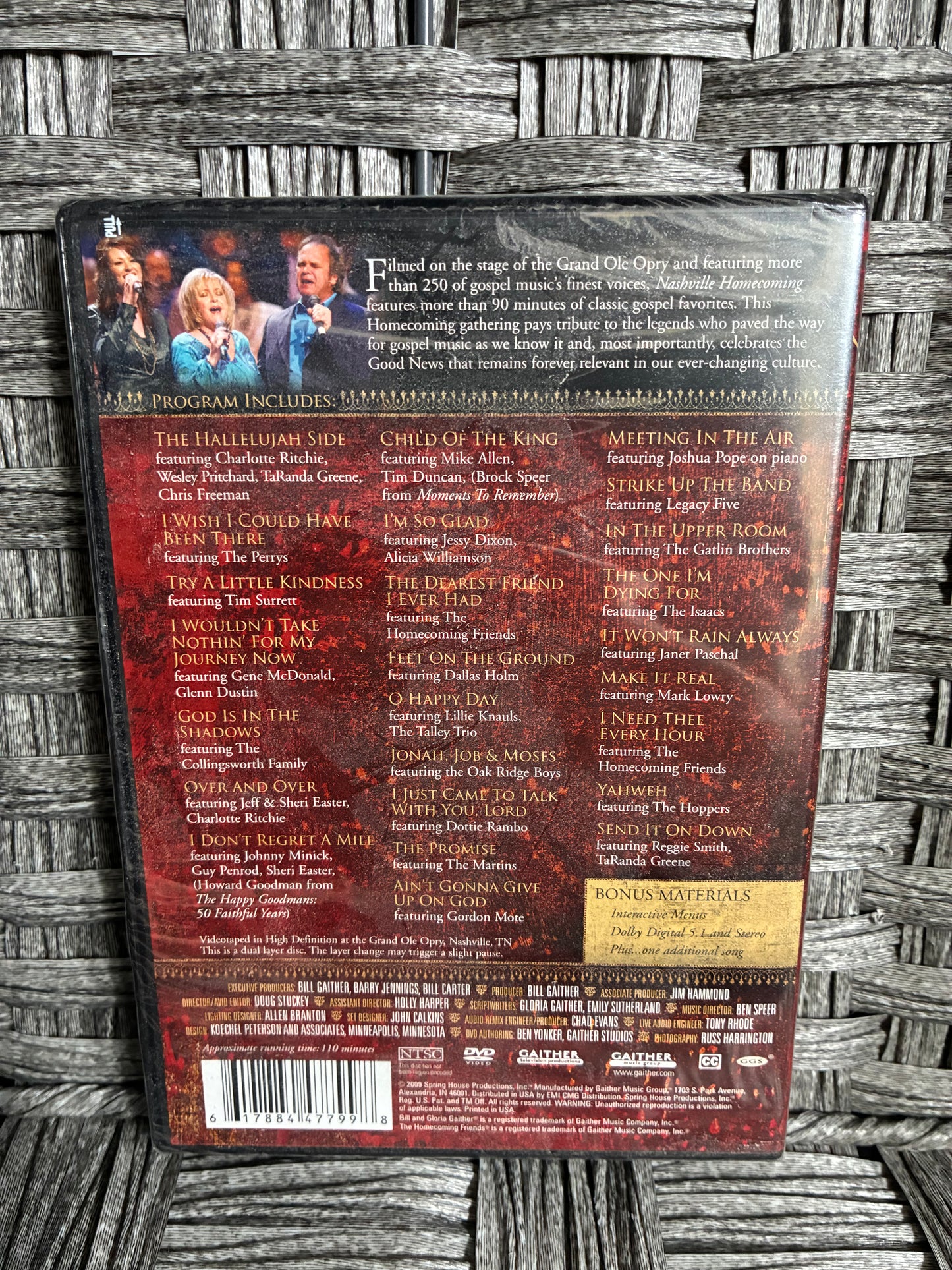 BILL AND GLORIA GAITHER PRESENT NASHVILLE HOMECOMING (2009) - SEALED