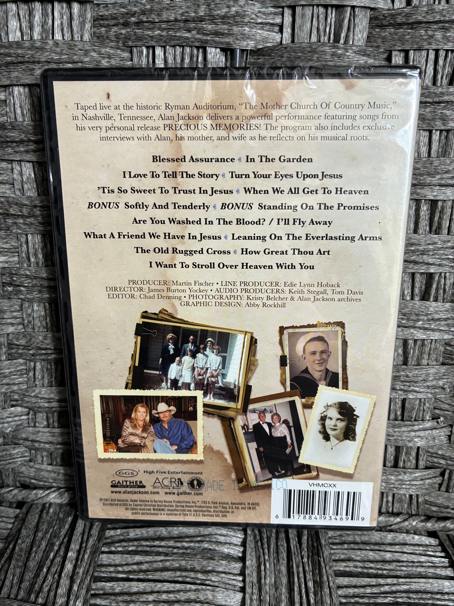 ALAN JACKSON PRECIOUS MEMORIES LIVE AT THE RYMAN (2017) - SEALED