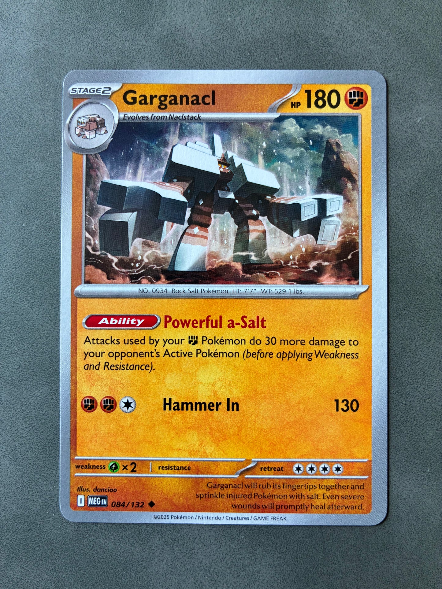 2025 POKEMON TCG MEG - GARGANACL 084/132