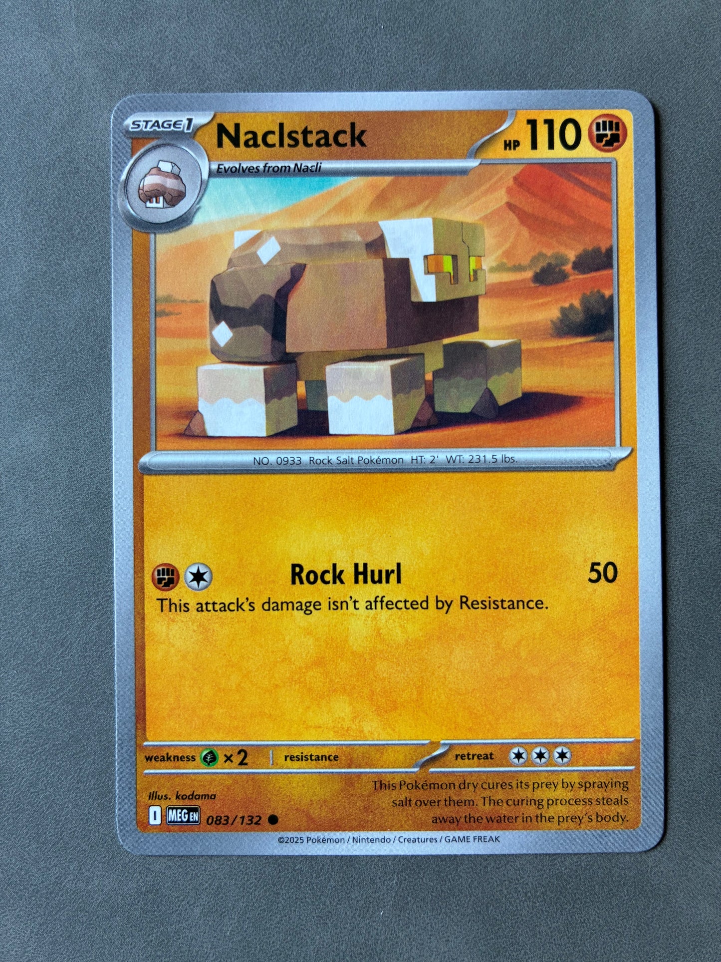 2025 POKEMON TCG MEG - NACLSTACK 083/132