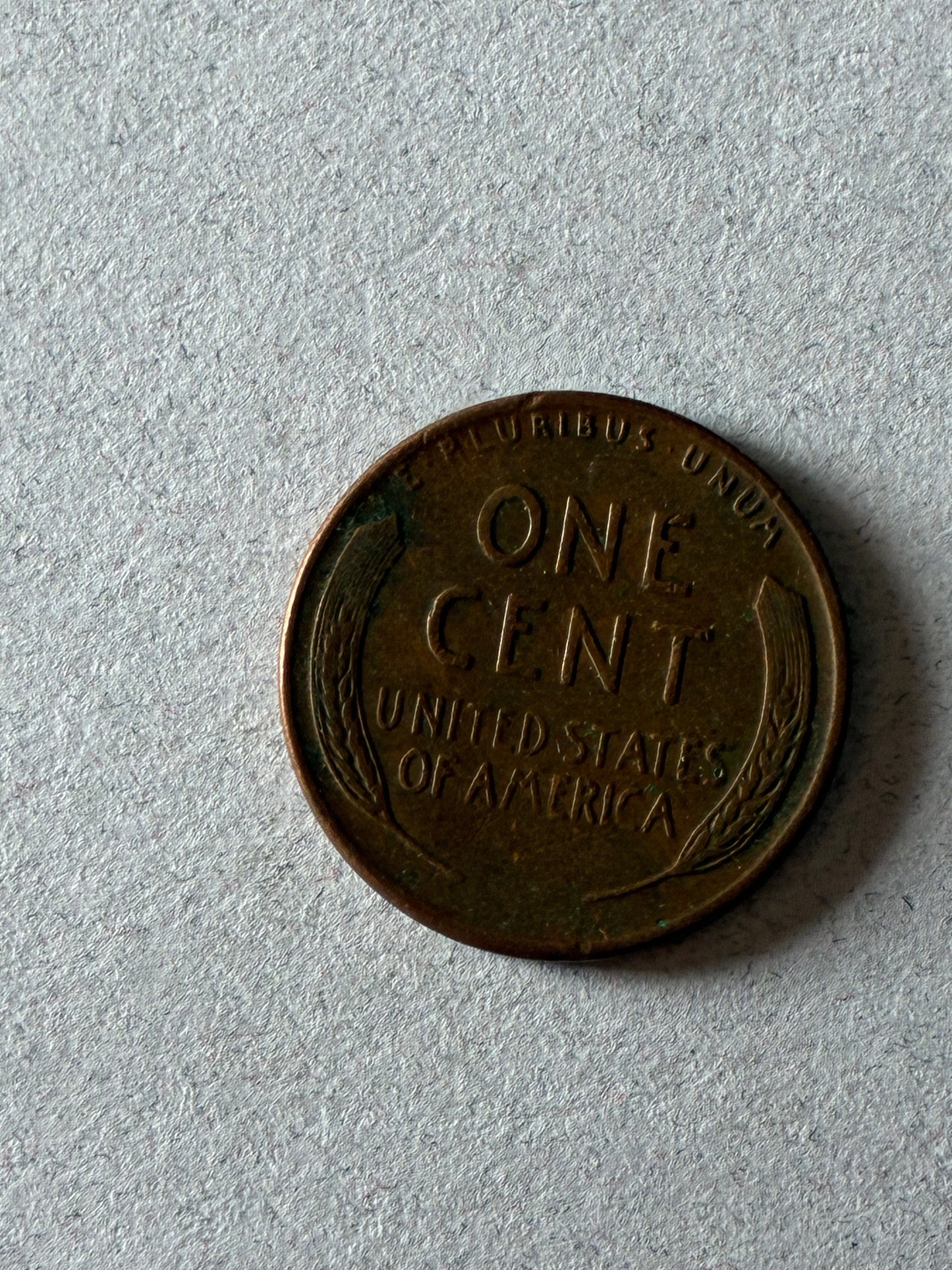 1952 D WHEAT PENNY 95% COPPER OXIDIZED PETINA CIRCULATED (LN907)