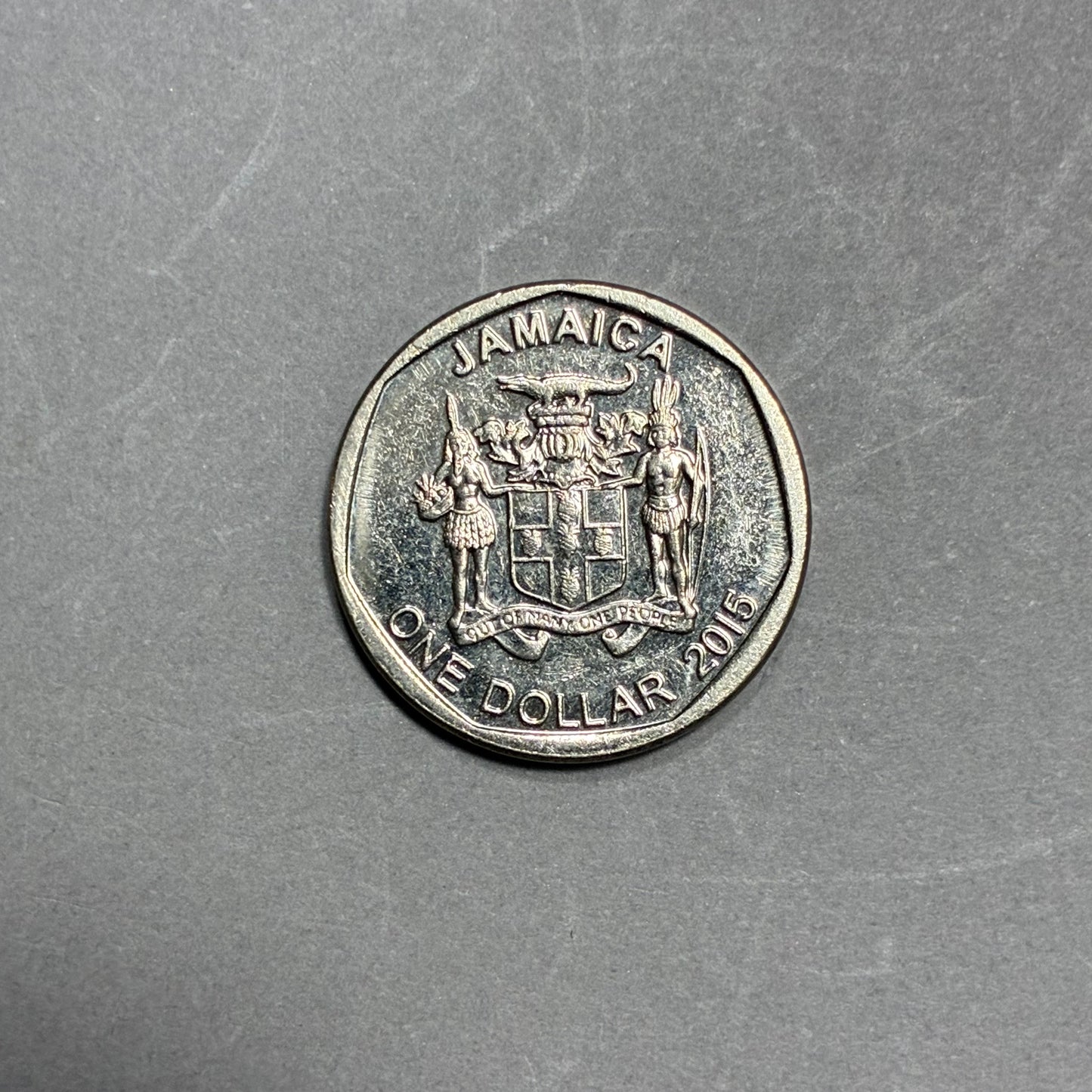 2015 JAMAICA 1 DOLLAR COIN THE RT. EXCELLENT SIR ALEXANDER BUSTAMANTE