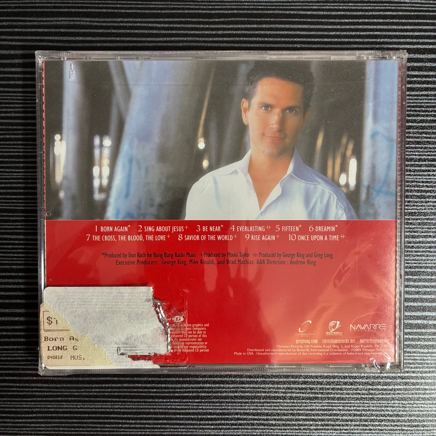 BORN AGAIN GREG LONG CD - SEALED (2004)
