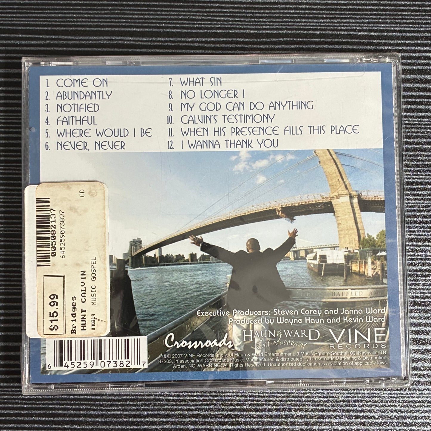 CALVIN HUNT BRIDGES CD - SEALED (2007)