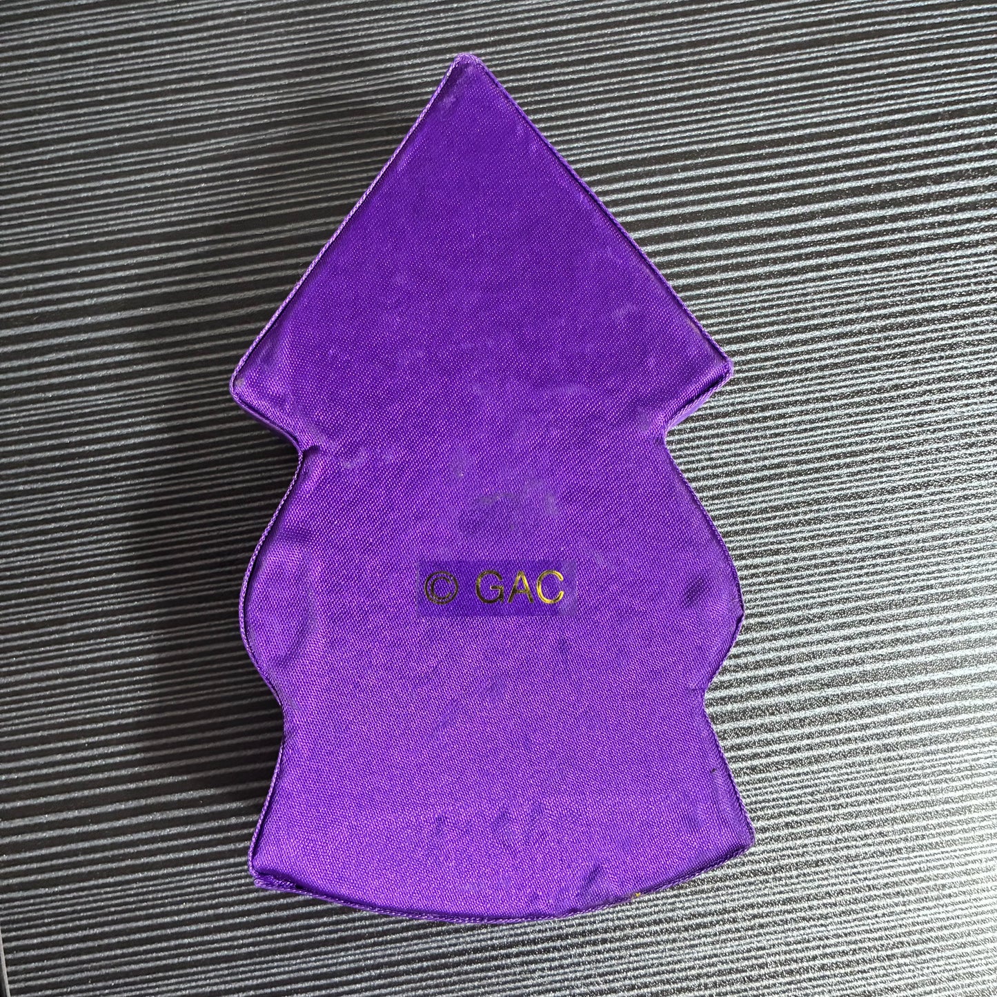 VINTAGE GAC WITCH WITH PUMPKIN SEQUIN BOX WITH PLUSH