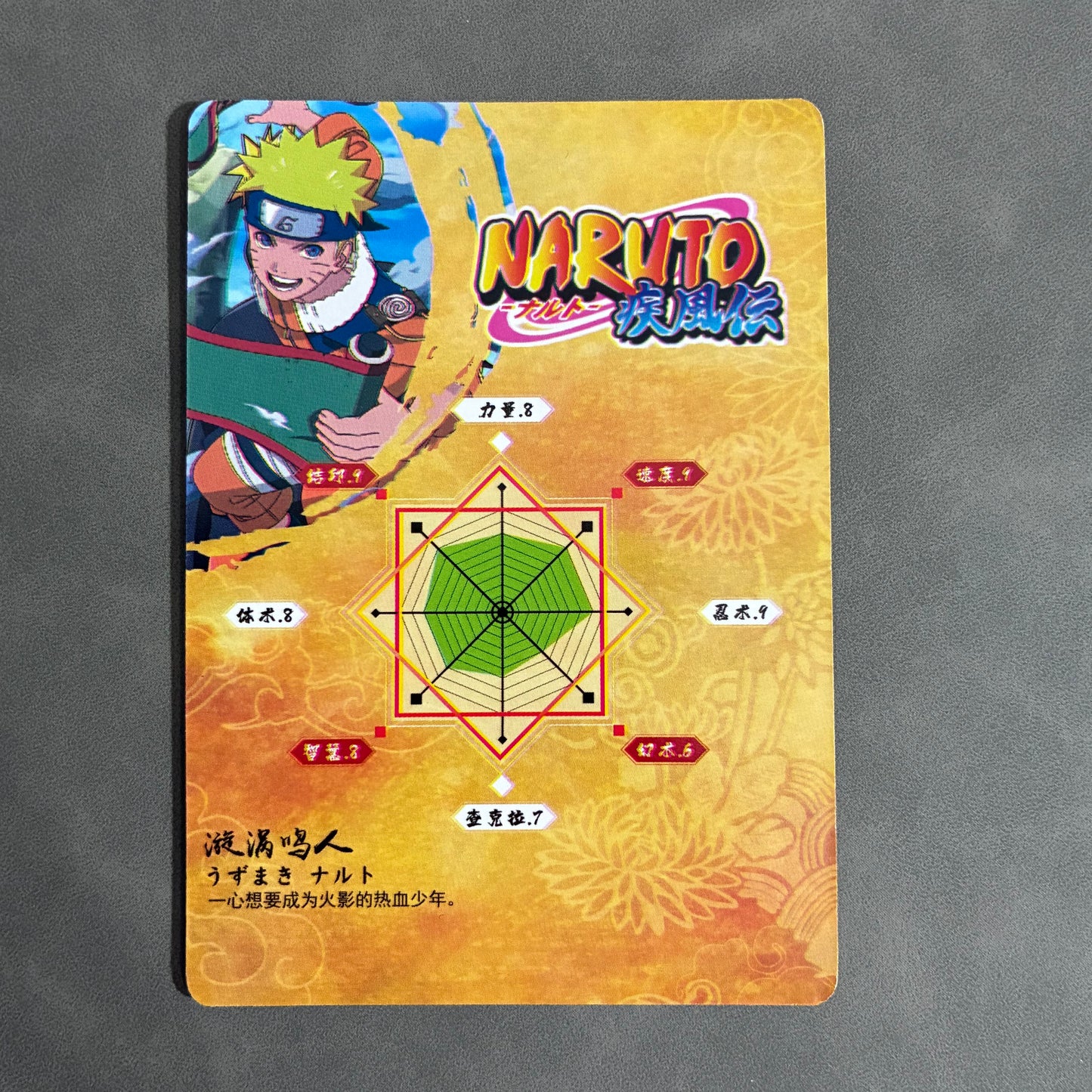 CHINESE NARUTO TRADING CARDS - NARUTO - HY-R+-017