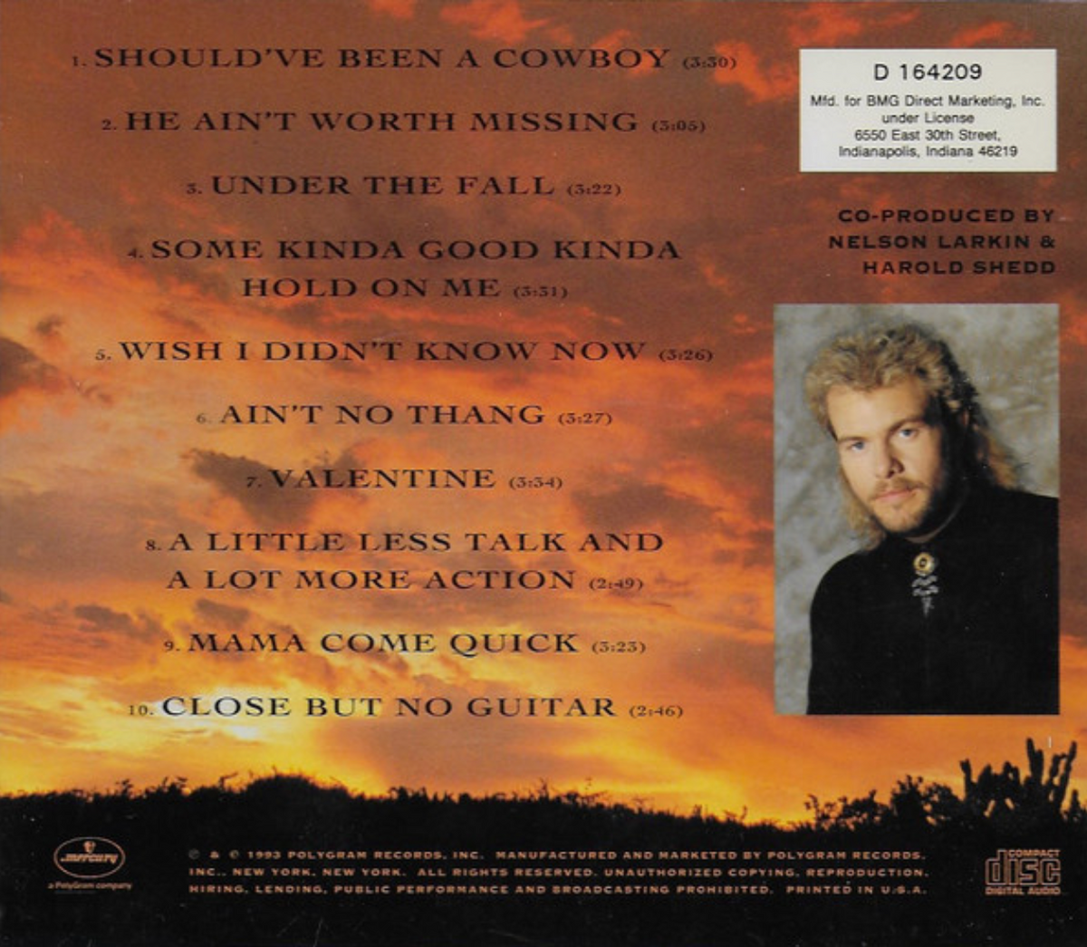 TOBY KEITH - TOBY KEITH (CD, 1993) PRE OWNED - GOOD