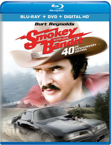 SMOKEY AND THE BANDIT: 40TH ANNIVERSARY EDITION (BLU-RAY, DVD, 2017) PRE OWNED