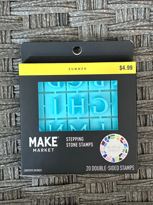 MAKE MARKET STEPPING STONE STAMPS 20PCS DOUBLE SIDED