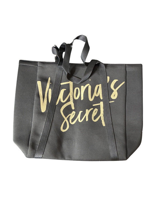 VICTORIA’S SECRET BLACK WITH GOLD COOLER BAG