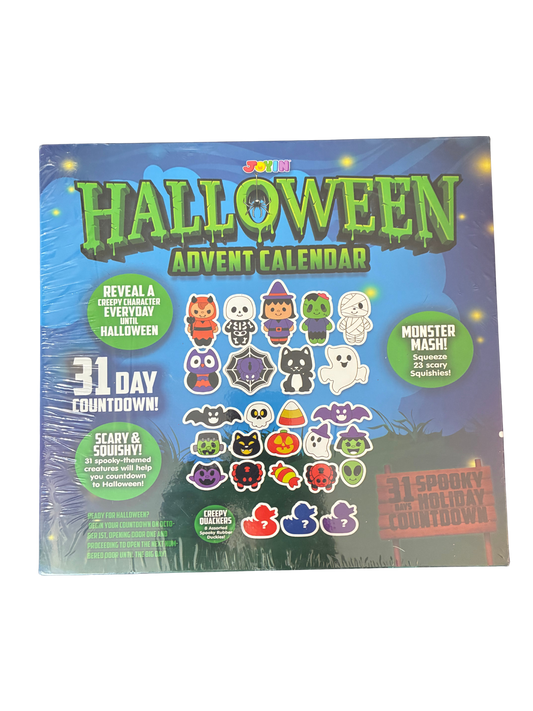JOYIN HALLOWEEN ADVENT CALENDAR 31 TOYS PLUSHIES