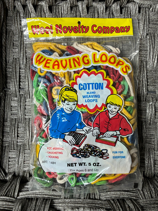 WOOL NOVELTY COMPANY WEAVING LOOPS COTTON BLEND WEAVING LOOPS 5 OZ FOR WEAVING