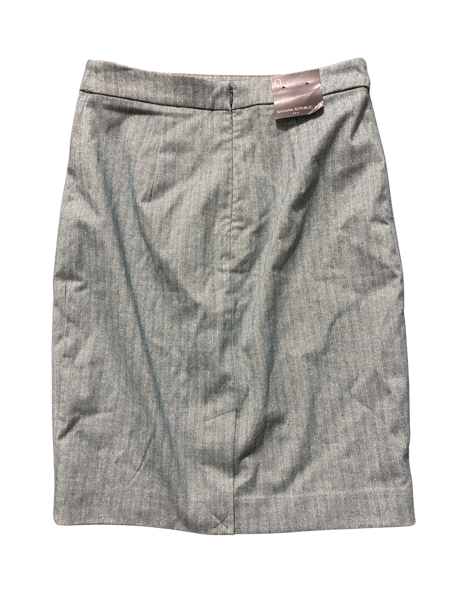 BANANA REPUBLIC GREEN HERRINGBONE SKIRT - SIZE 0 - NWT - MSRP $69.99