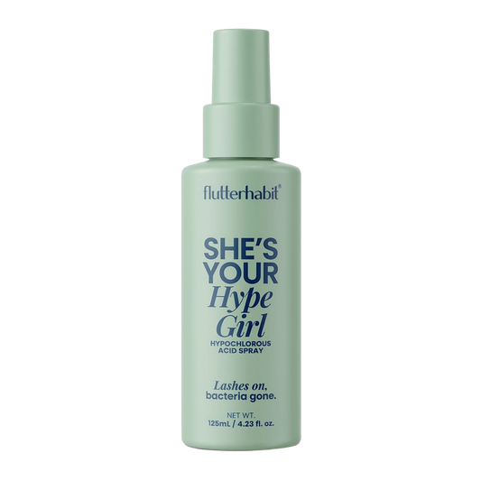 FLUTTERHABIT SHE'S YOUR HYPE GIRL HYPOCHLOROUS ACID SPRAY FULL SIZE 125ML
