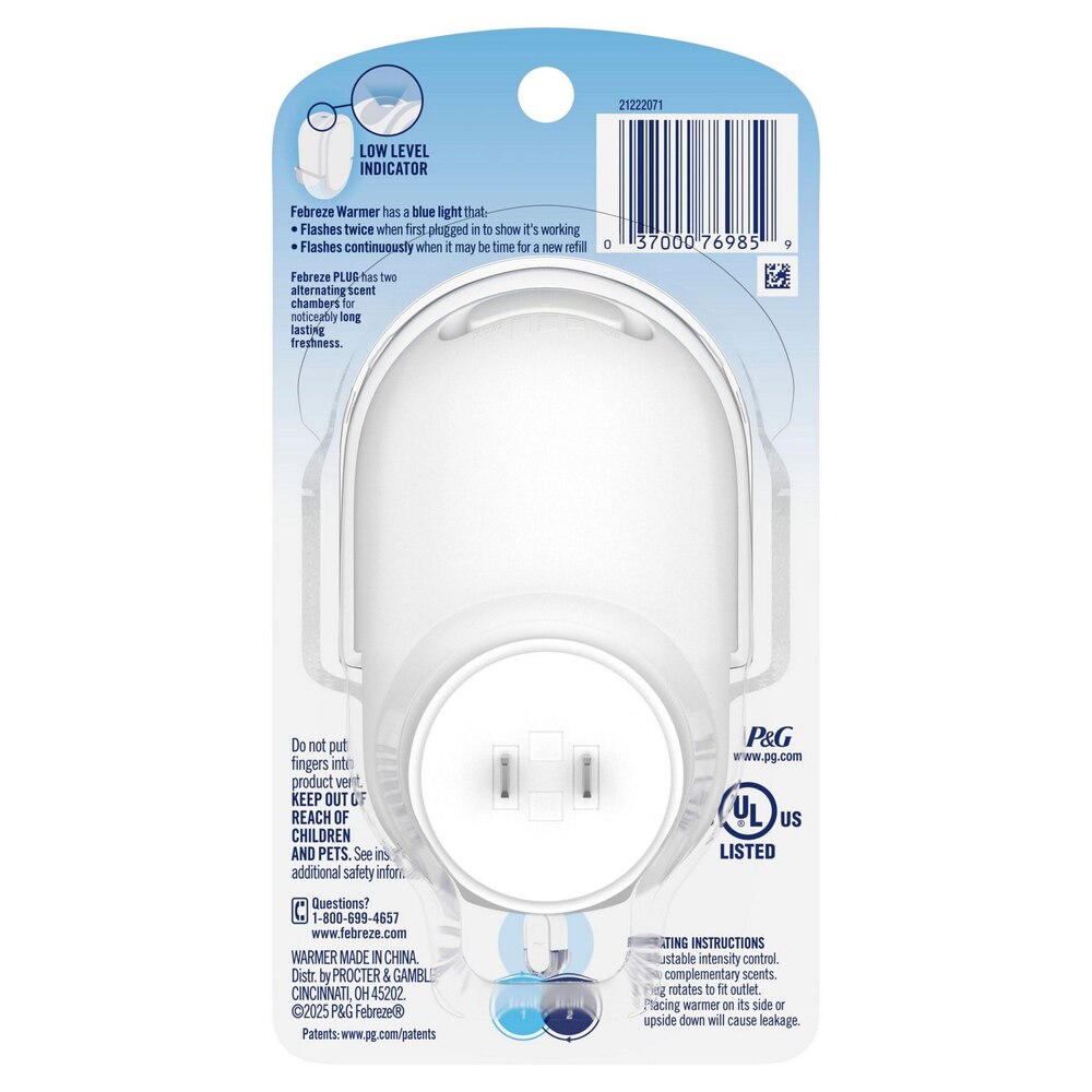 FEBREEZE PLUG SCENT BOOSTER AIR FRESHENER PLUG