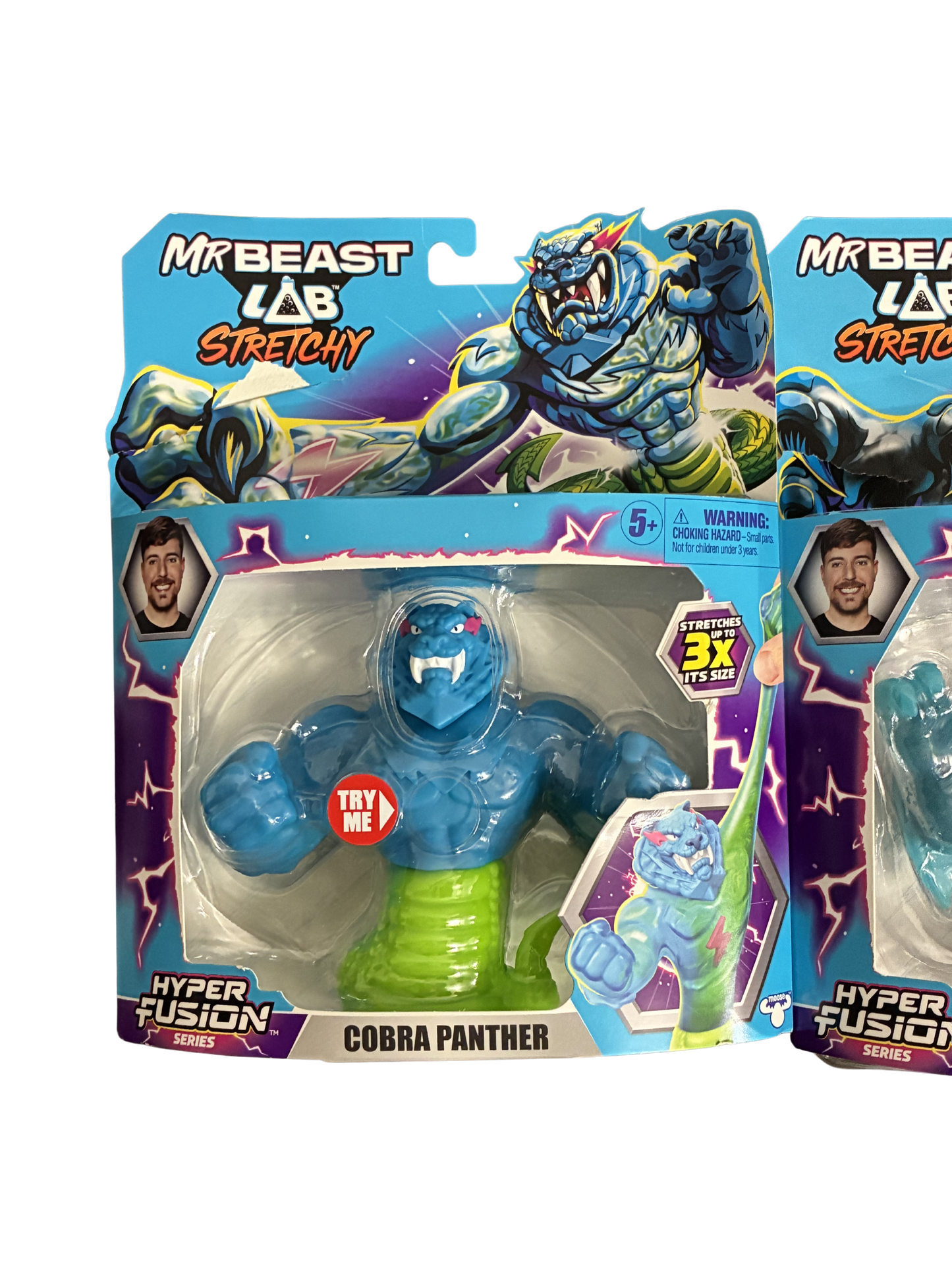 MR BEAST LAB STRETCHY HYPER FUSION SERIES 5.5" FIGURE 2 PACK