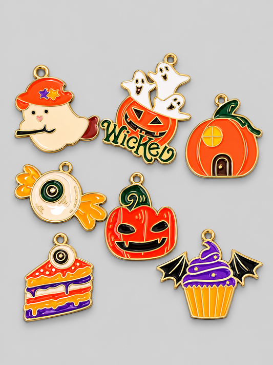 7PCS HALLOWEEN CHARMS