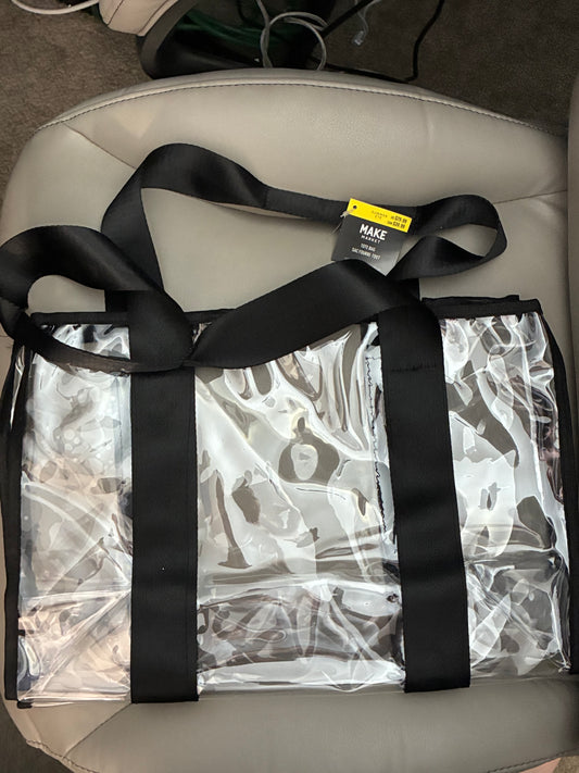 MAKE MARKET CLEAR TOTE BAG