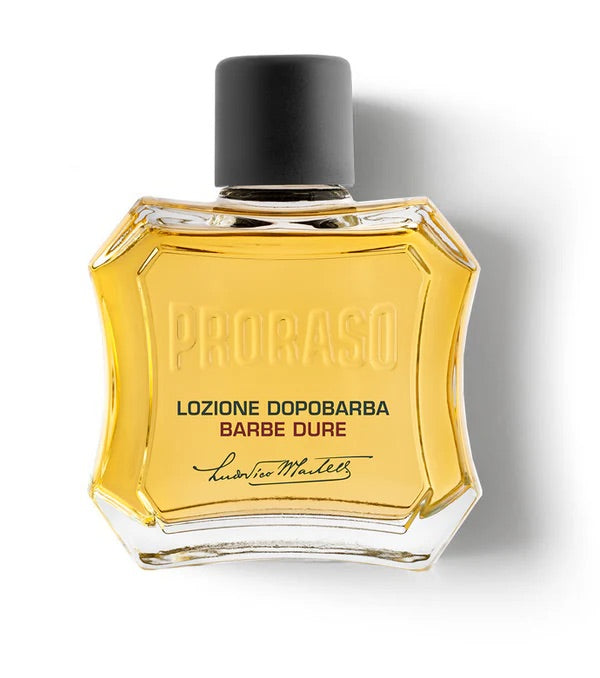 PRORASO AFTER SHAVE LOTION FOR COARSE BEARDS WITH SANDALWOOD AND SHEA OIL 100ML