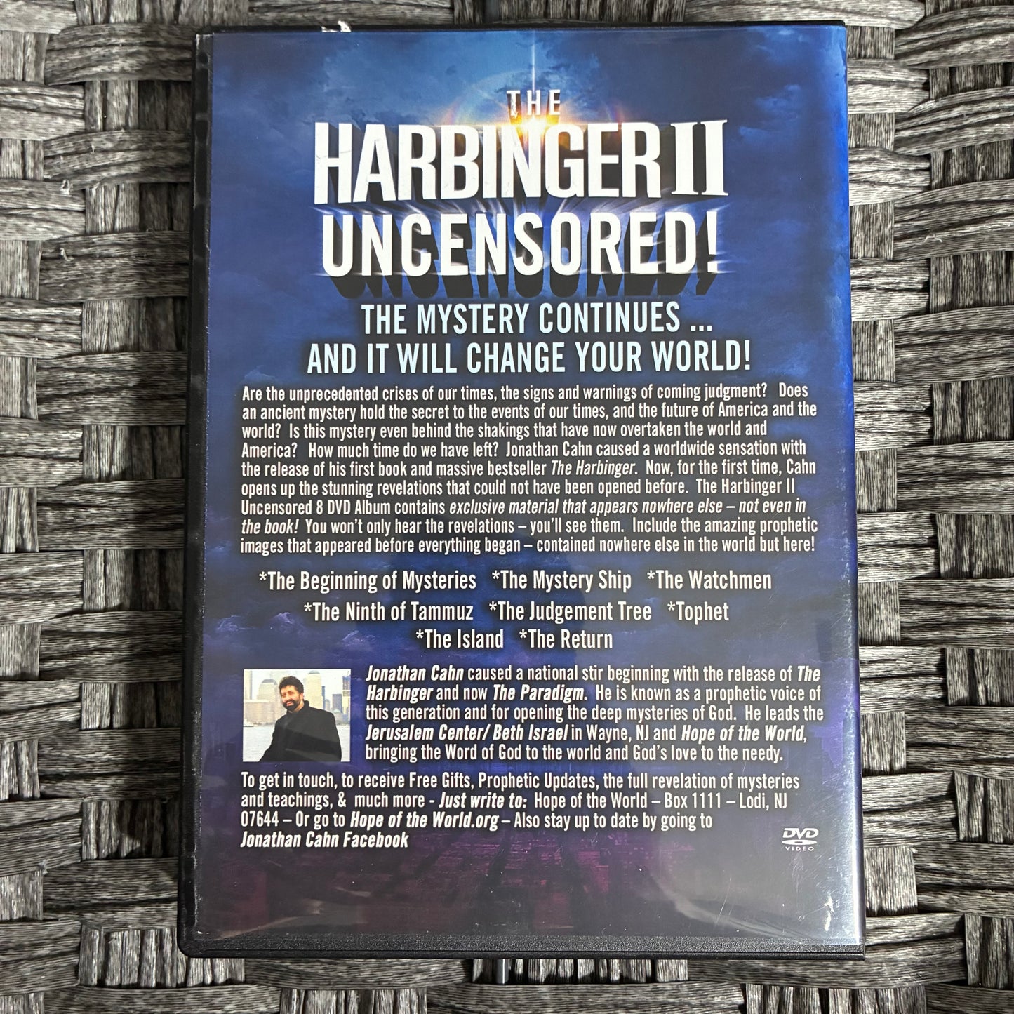 THE HARBINGER II UNCENSORED THE FULL REVELATION 8 DVD ALBUM JONATHAN CHAN - PRE OWNED
