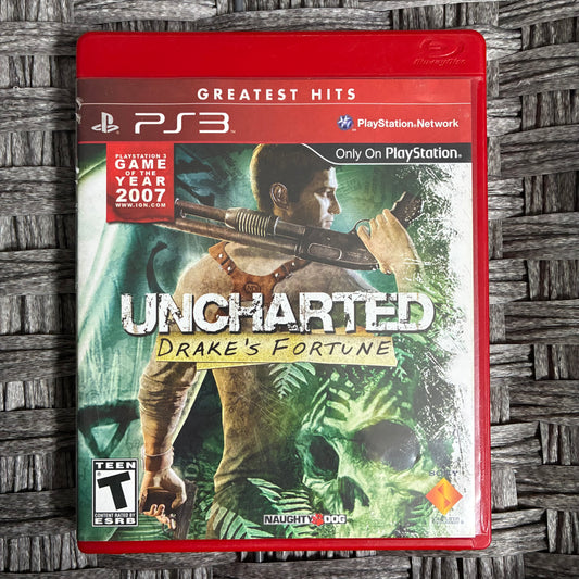 PS3 UNCHARTED DRAKE’S FORTUNE (2007) - PRE OWNED