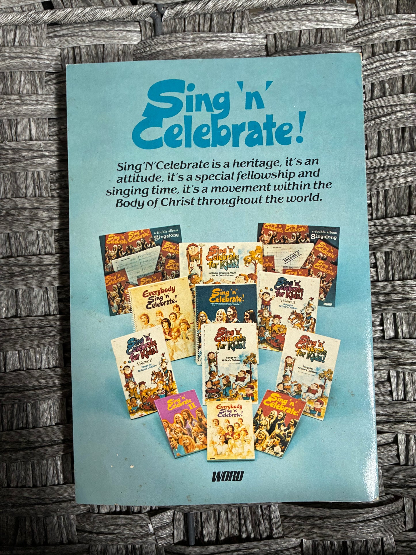 VINTAGE 1982 SING N CELEBRATE III GOSPEL SONGBOOK