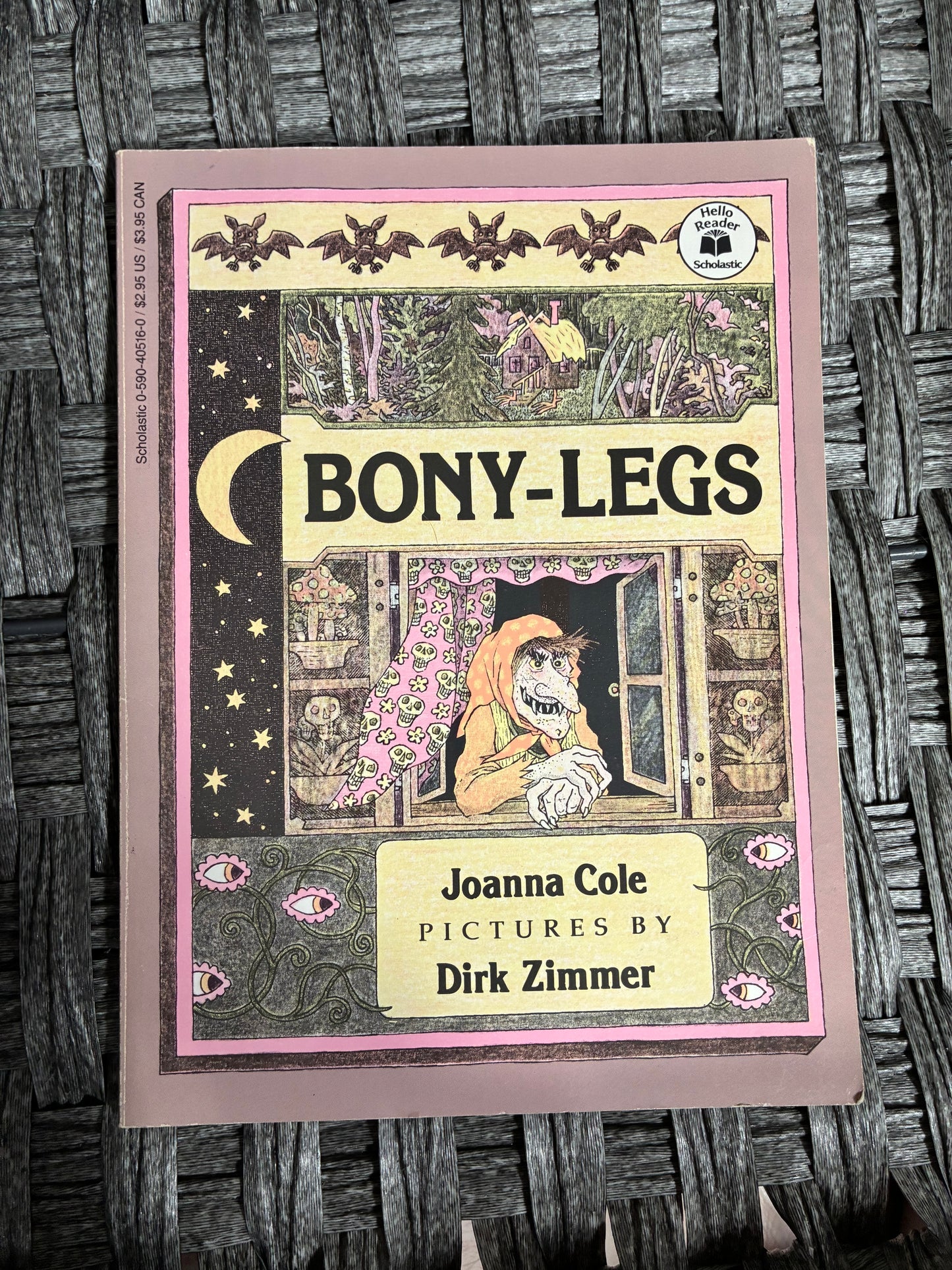 BONY-LEGS 1983 BY JOANNA COLE, DIRK ZIMMER, BABA YAGA, RUSSIAN FOLKLORE, VINTAGE