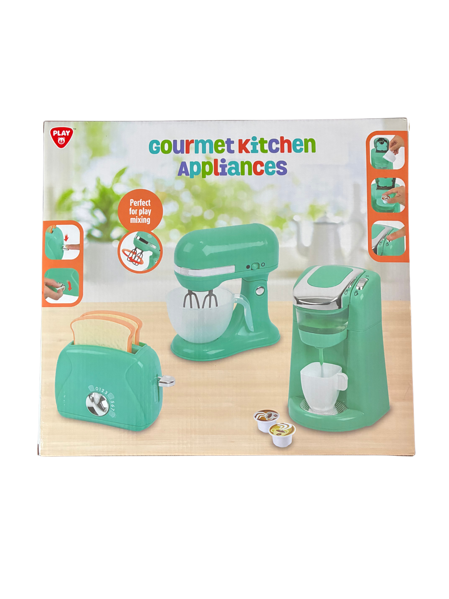 PLAY GO FIRST KITCHEN APPLIANCE TRIO PLAYSET