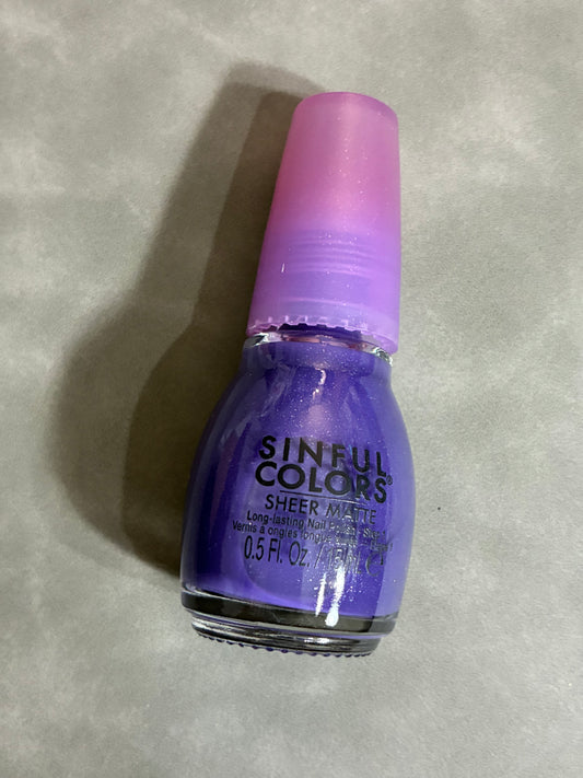 SINFUL COLORS SHEER MATTE - VEILED IN VIOLET