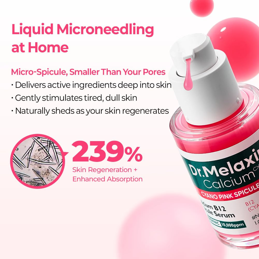 DR. MELAXIN CALCIUM CYANO PINK SPICULE SERUM WITH VITAMIN B12 SERUM