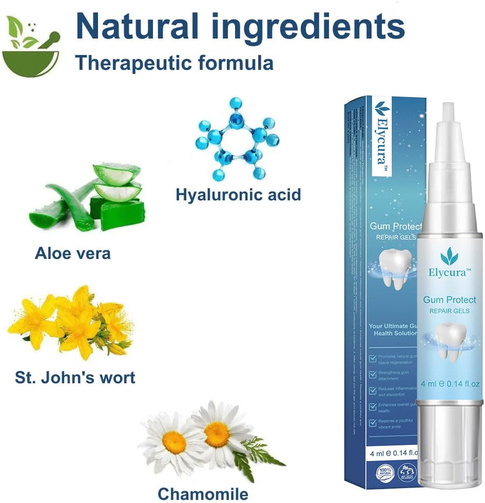 ELYCURA GUM PROTECT DENTAL GEL PEN ORAL CARE THERAPY REDUCE INFLAMMATION EXP 2029