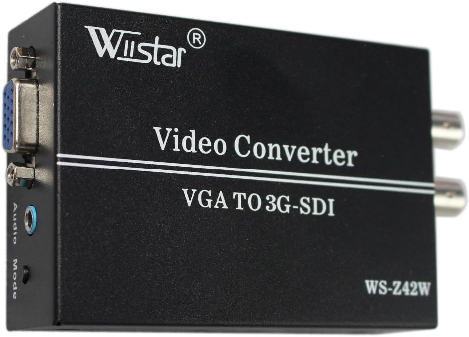 WIISTAR VGA + AUDIO TO HD SD 3G SDI CONVERTER FOR PC SDI MONITOR