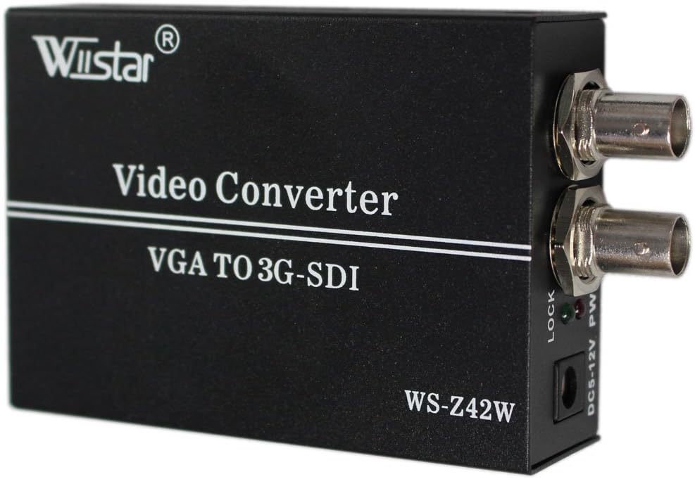 WIISTAR VGA + AUDIO TO HD SD 3G SDI CONVERTER FOR PC SDI MONITOR
