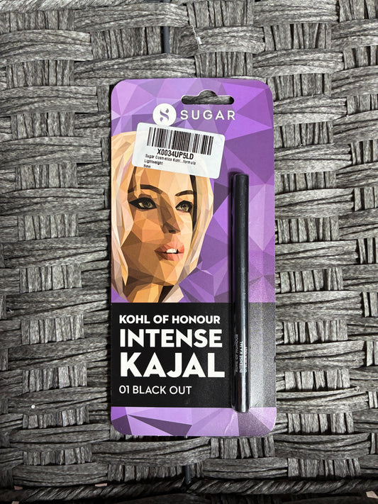 SUGAR KOHL OF HONOUR INTENSE KAJAL 01 BLACK OUT EXP 09/25