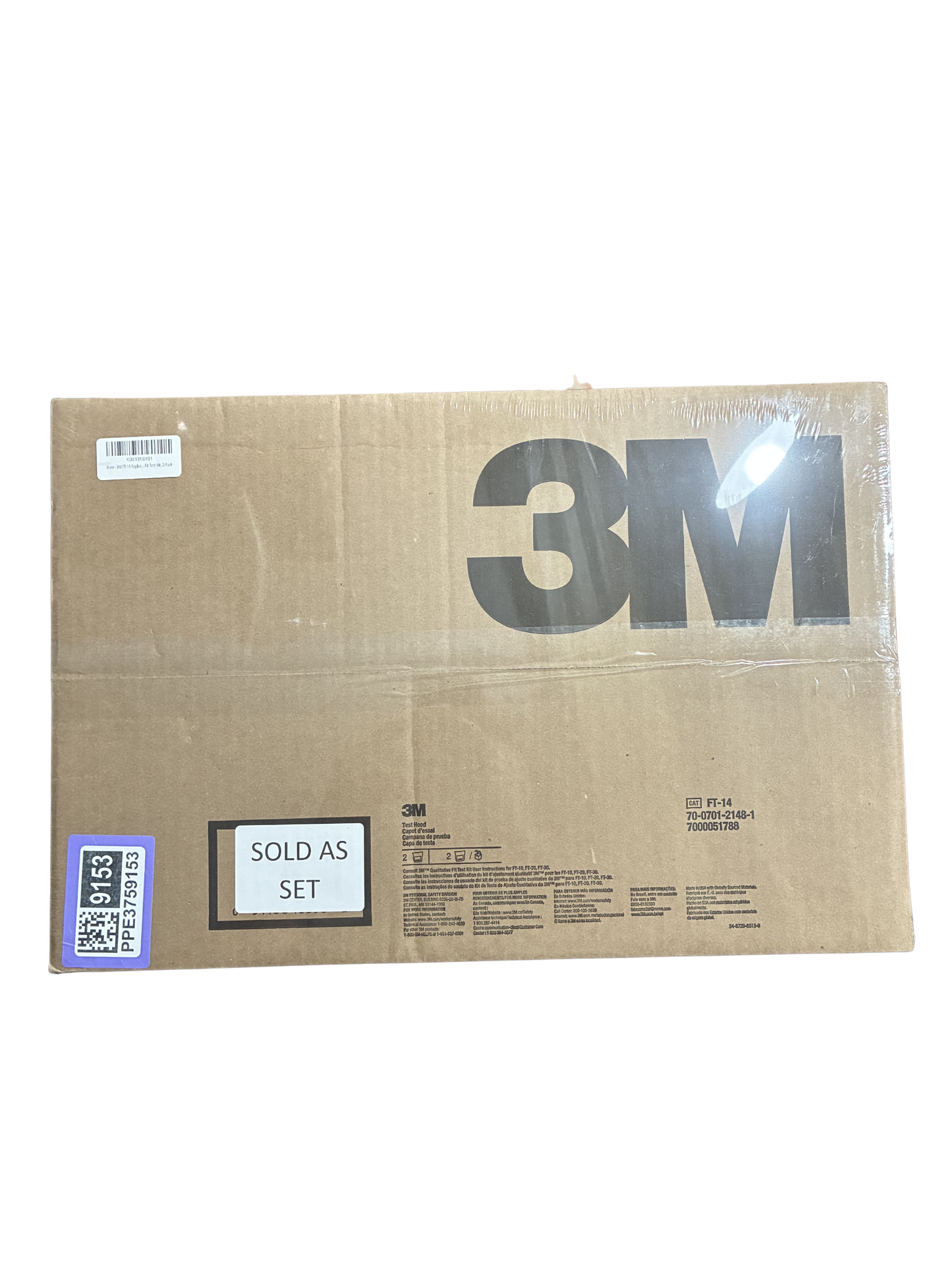 3M FT-14 REPLACEMENT HOOD FIT TEST KIT 2 PACK