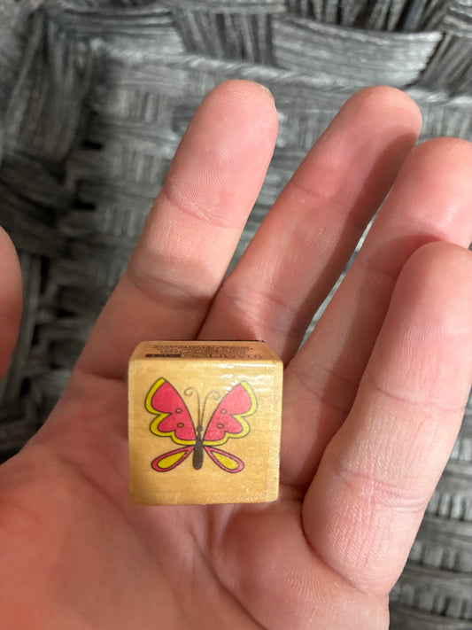 2010 WOODEN STAMP “BUTTERFLY”