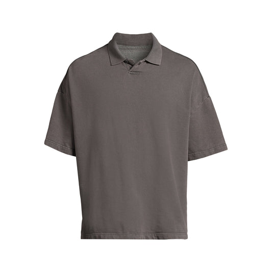 NO BOUNDARIES MEN'S FRENCH TERRY OVERSIZE POLO