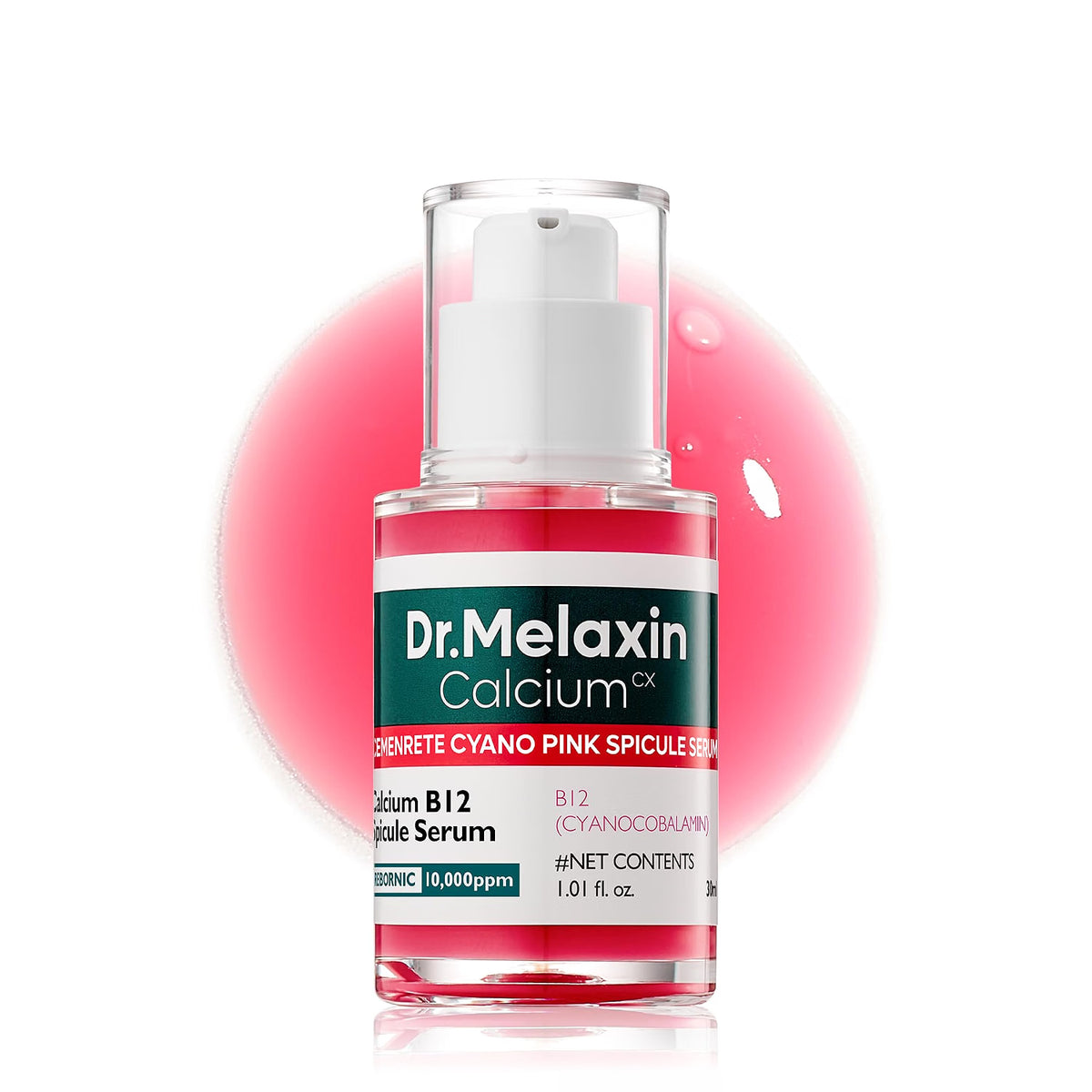 DR. MELAXIN CALCIUM CYANO PINK SPICULE SERUM WITH VITAMIN B12 SERUM