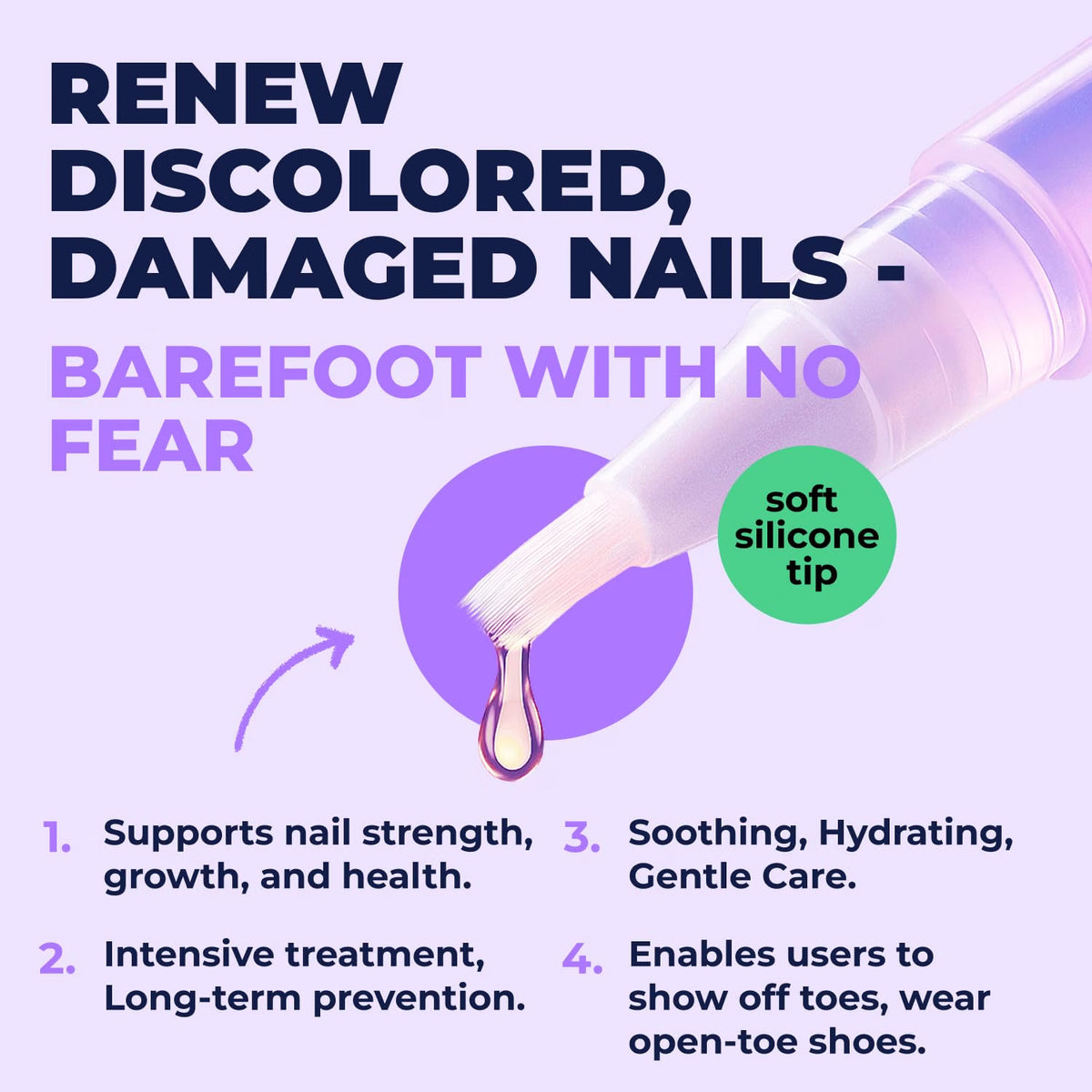 ORIVELLE NAIL CARE PEN FOR NAILS & CUTICLES TEA TREE OIL, VITAMIN C, PEPPERMINT