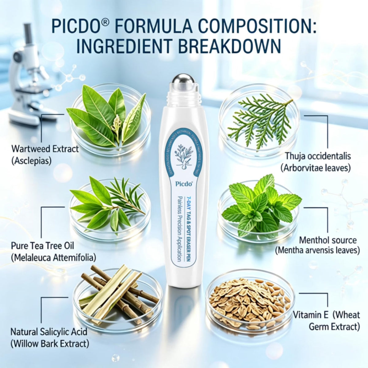 PICDO 7-DAY SKIN TAG & DARK SPOT REMOVER ROLLER BALL PEN EXP. 2029