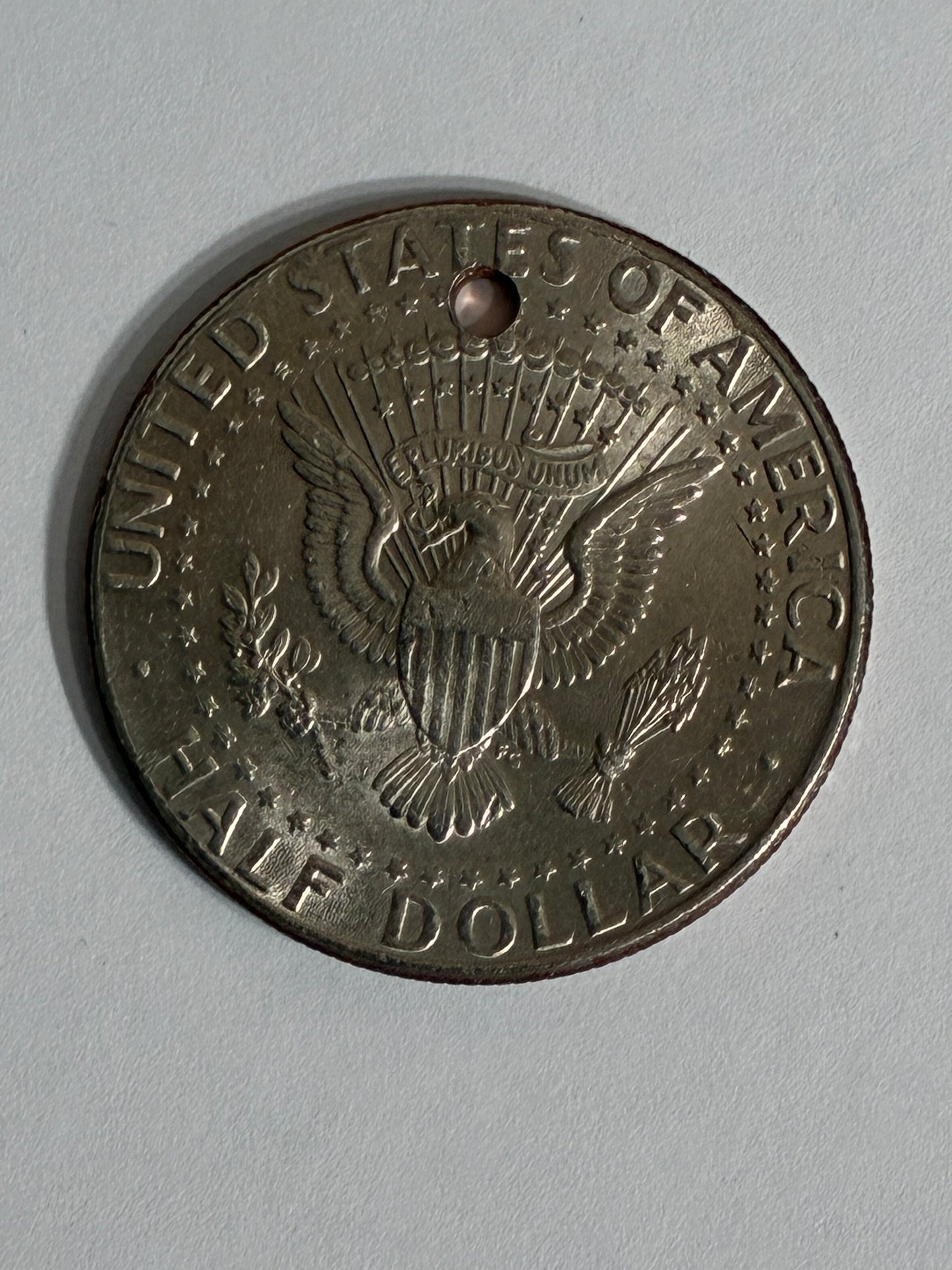 2000 KENNEDY HALF DOLLAR WITH HOLE