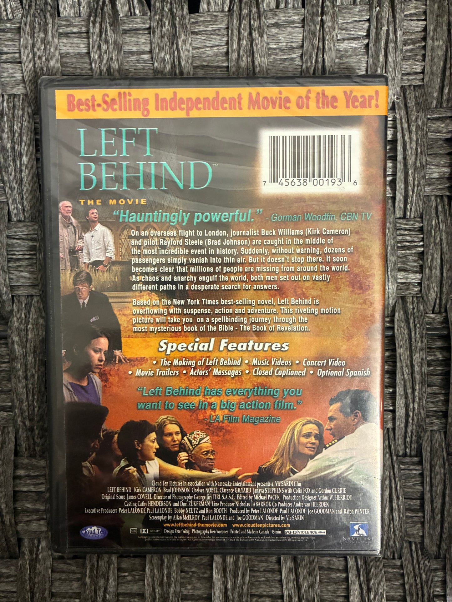 LEFT BEHIND - DVD - SEALED