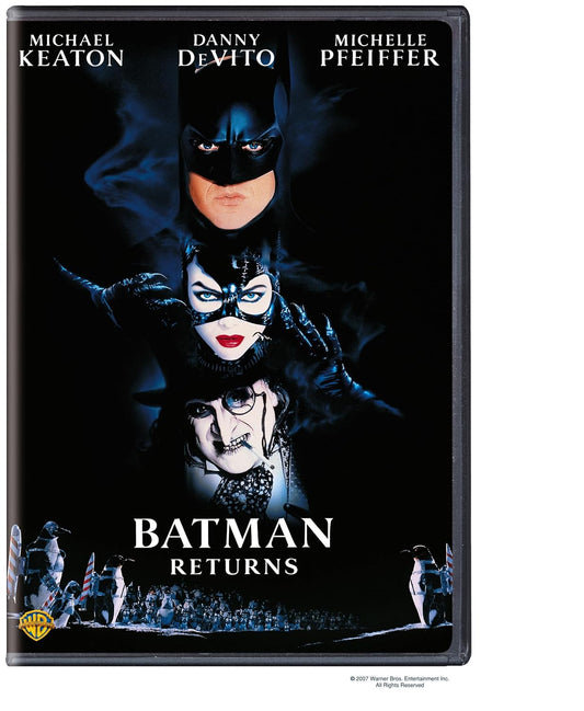 BATMAN RETURNS (DVD, 1992, WIDESCREEN) MICHAEL KEATON, DANNY DEVITO, M. PFEIFFER