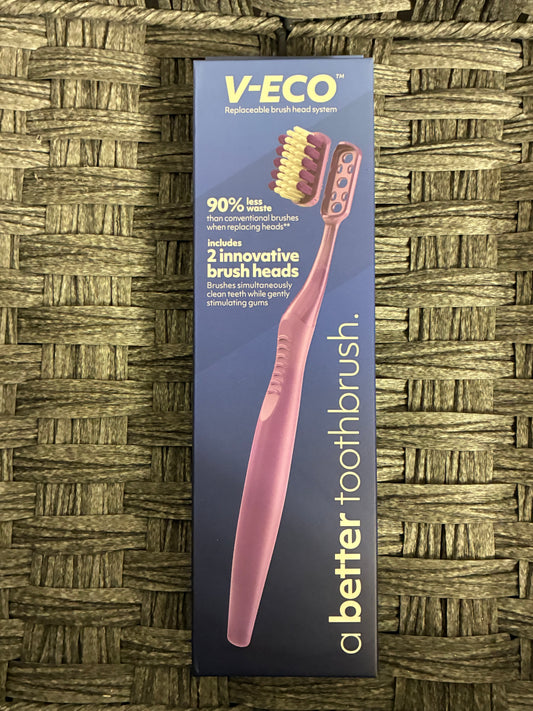 V-ECO TOOTHBRUSH WITH REPLACEABLE HEADS