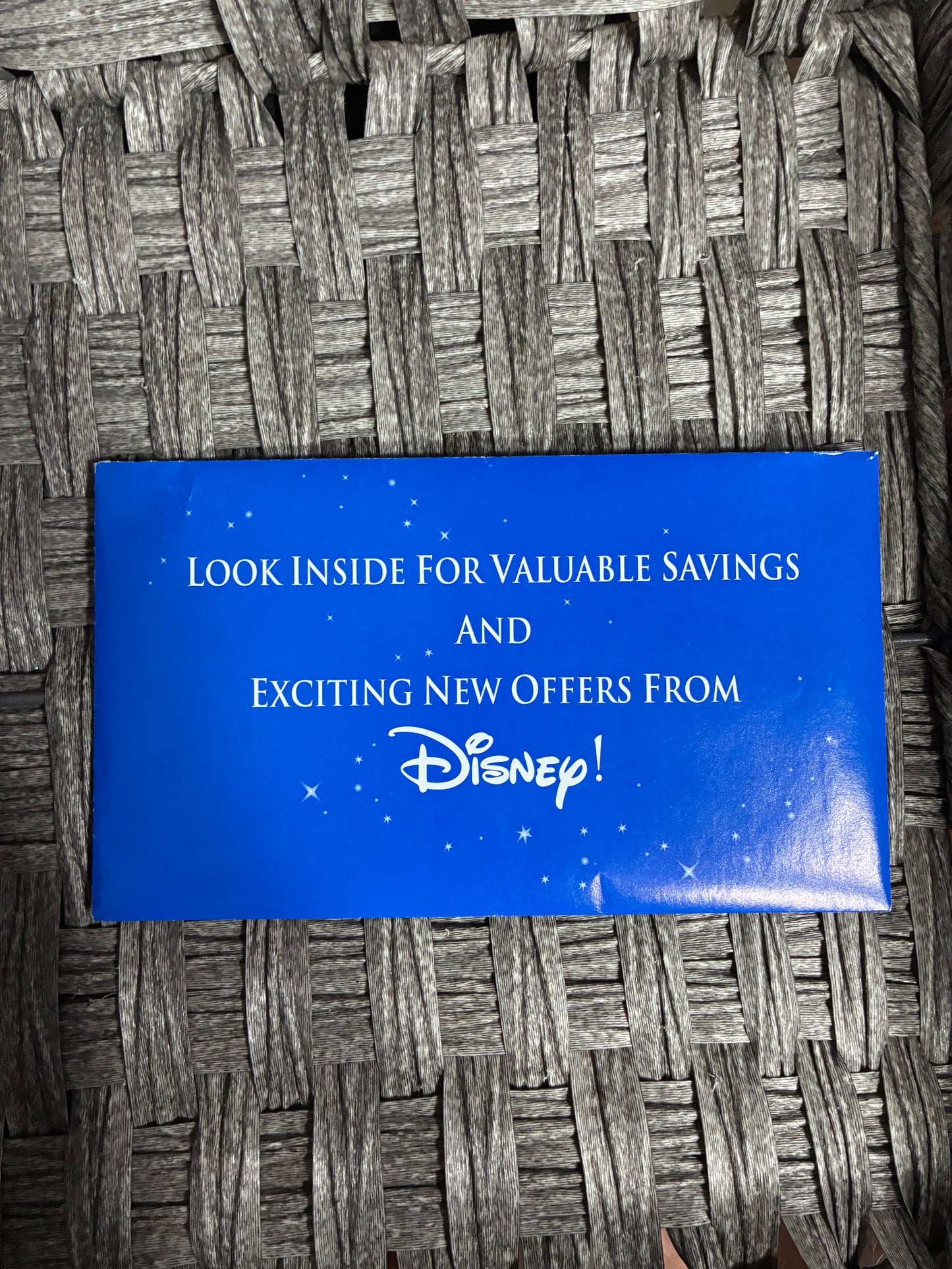 VINTAGE 2000S DISNEY MAGIC MOVIE REWARDS 6 POINTS DOLLAR MAILER AND ENVELOPE